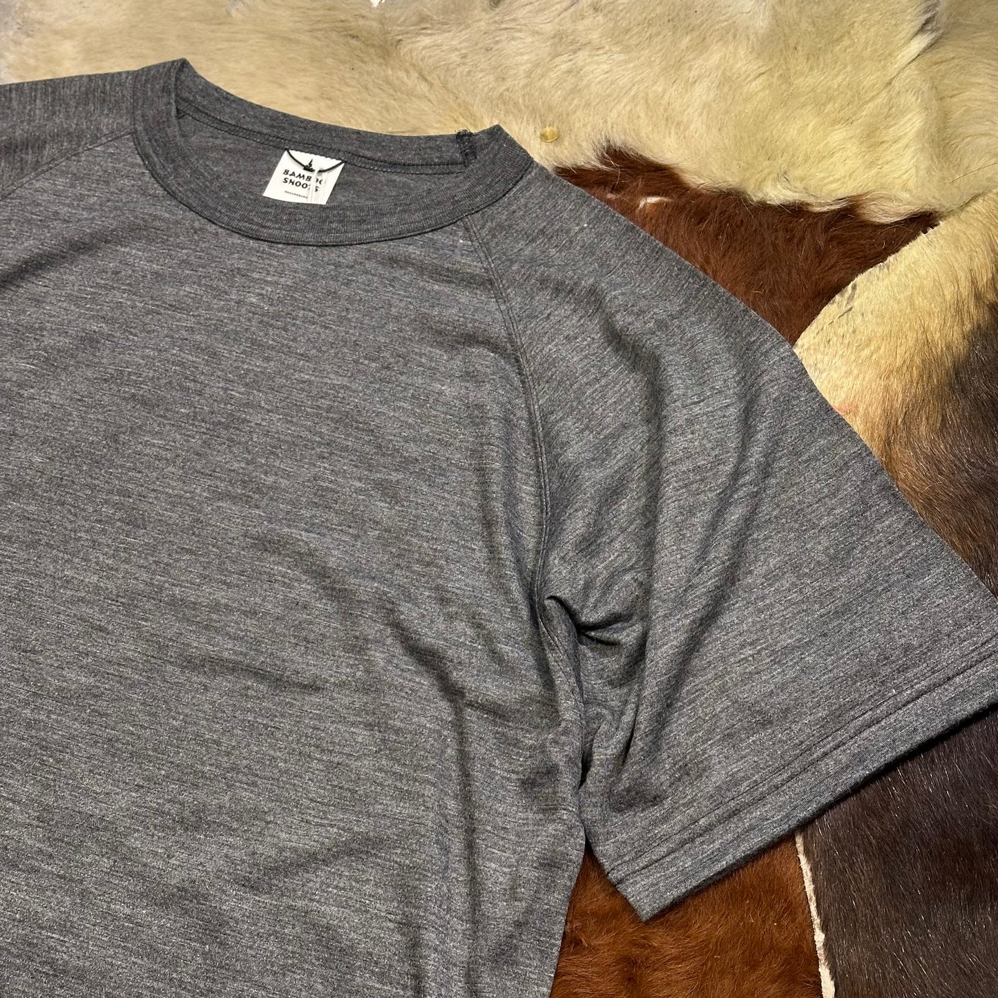 "MERINO WOOL 1/2 SLEEVE BASE BALL TEE"