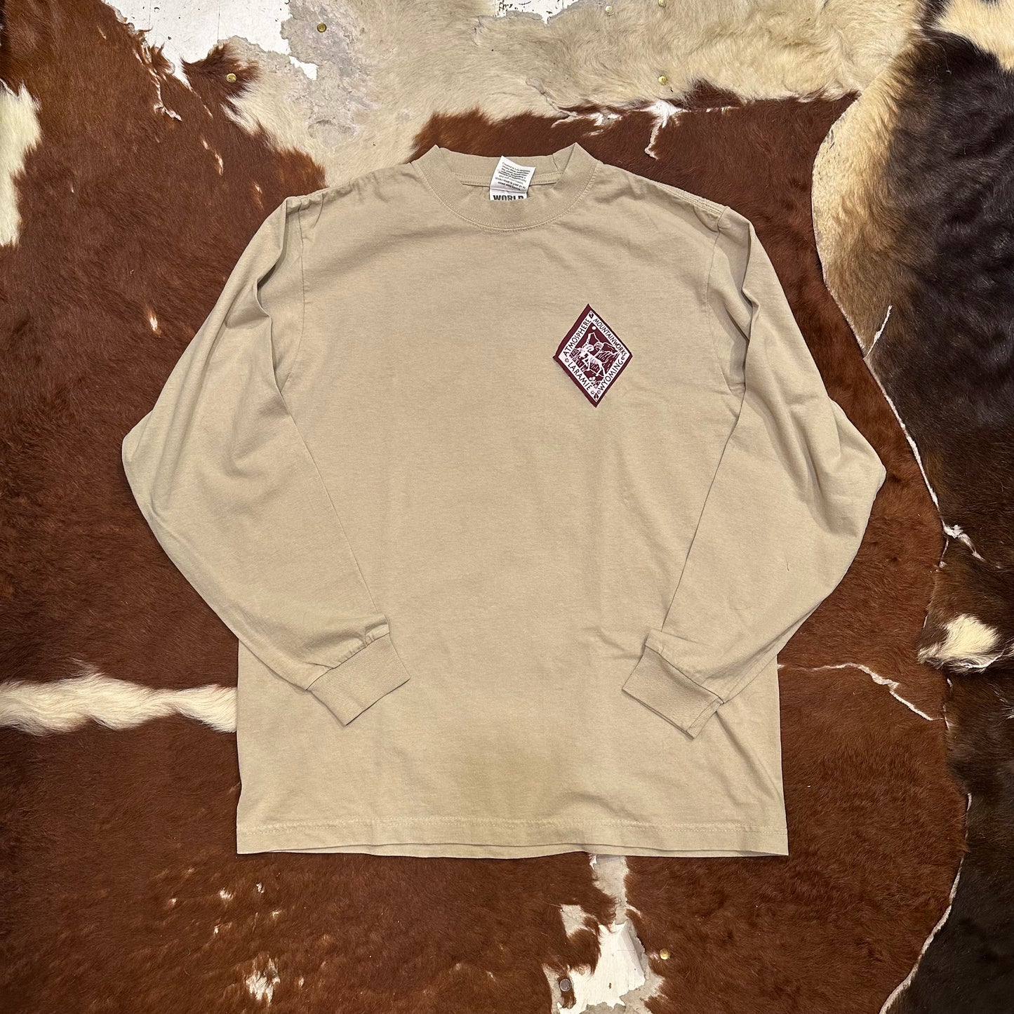 "PRINTED L/S TEE"