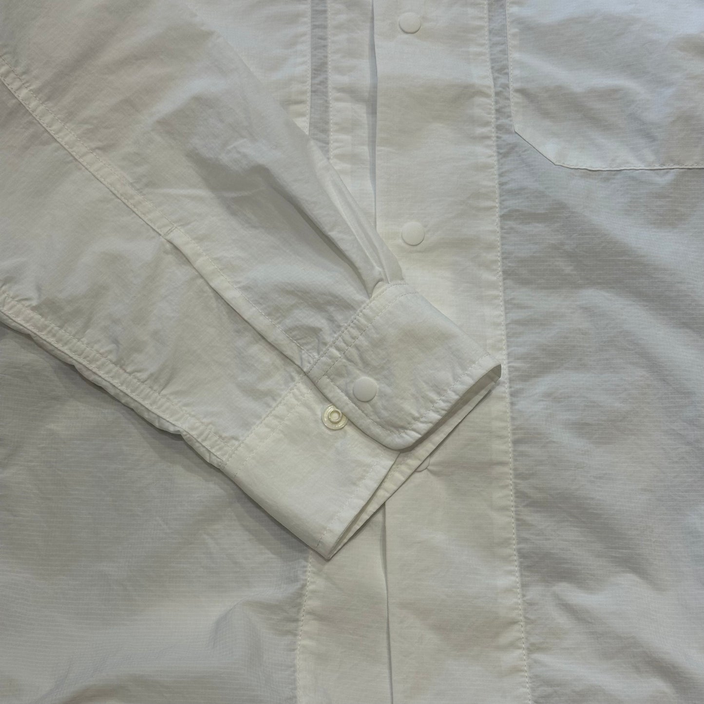 "LONG SLEEVE OPEN COLLAR SHIRT"