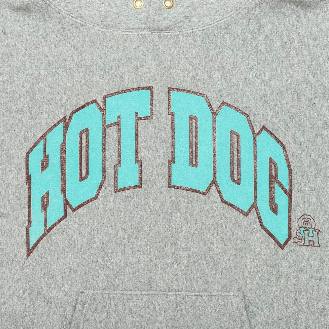 "HOT DOG COLLEGE LOGO HOODIE / designed by Shuntaro Watanabe"