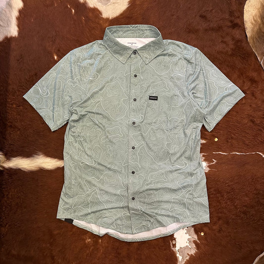 "SHORT SLEEVE CATALYST MOUNTAIN BIKE BUTTON-DOWN SHIRT"