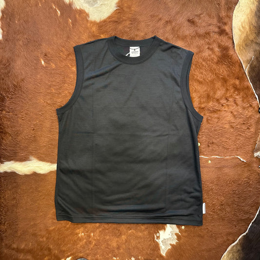 "MERINO WOOL SLEEVELESS TEE"