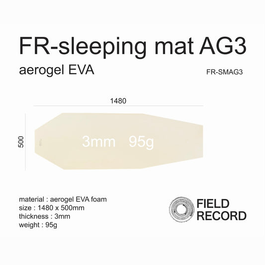 "FR-SLEEPING MAT AG3 / AEROGEL SLEEPING MAT"