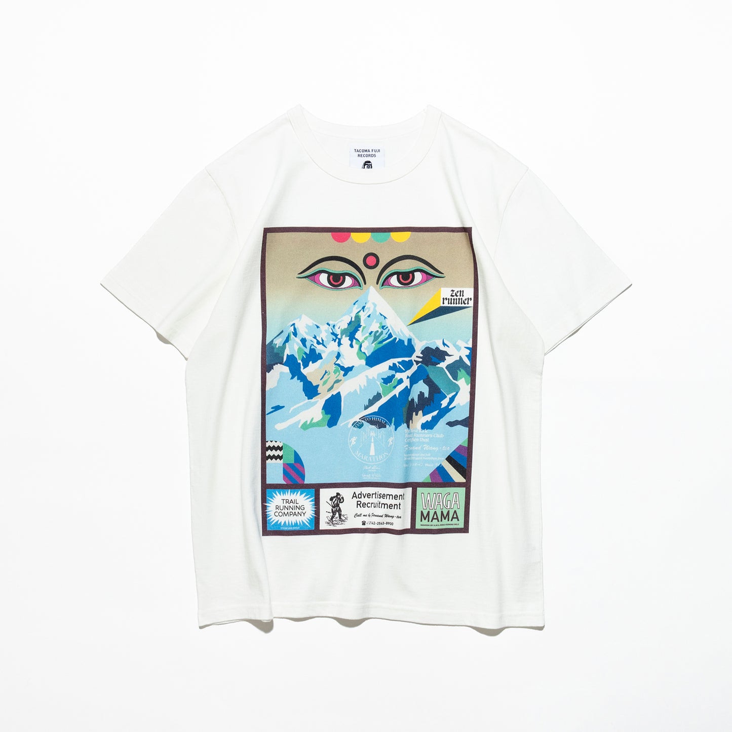 "ROARD TO THE HIMALAYAN RACE TEE / designed by Jerry UKAI"