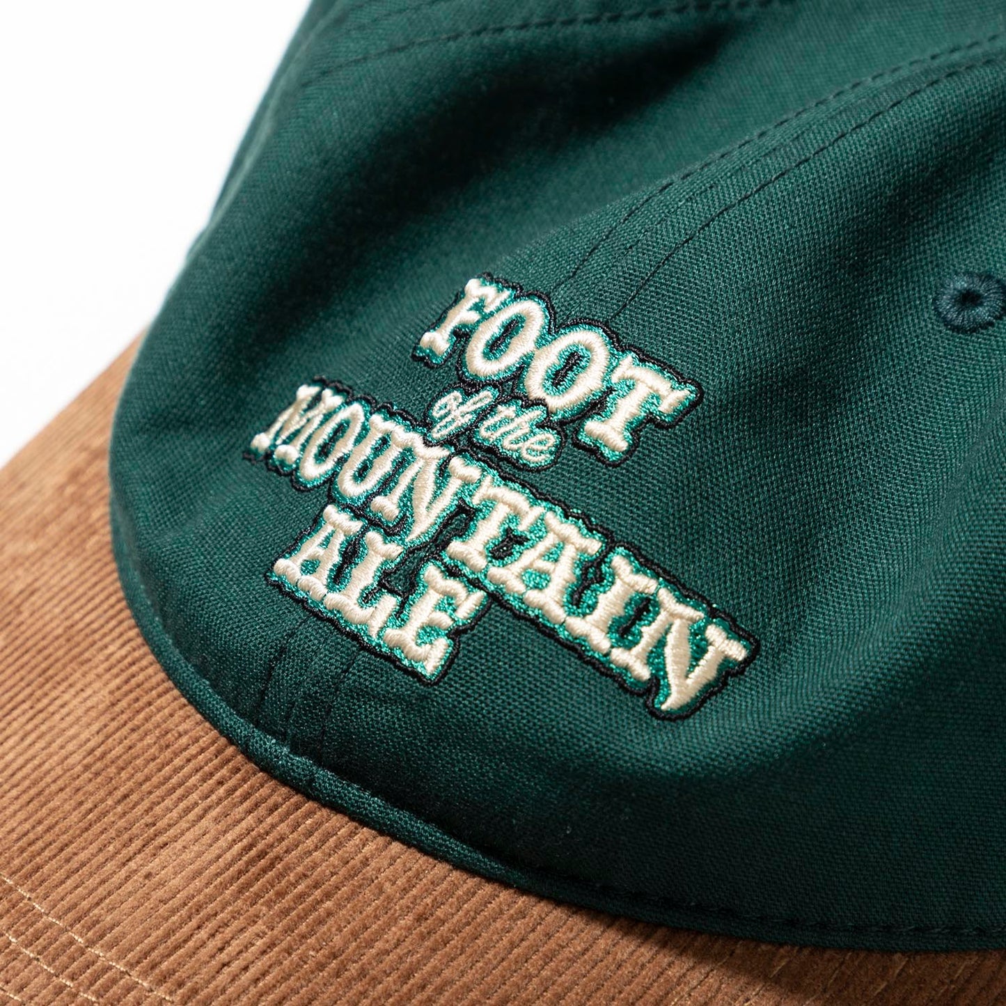 "FOOT OF THE MOUNTAIN ALE LOGO CAP / designed by Jerry UKAI"