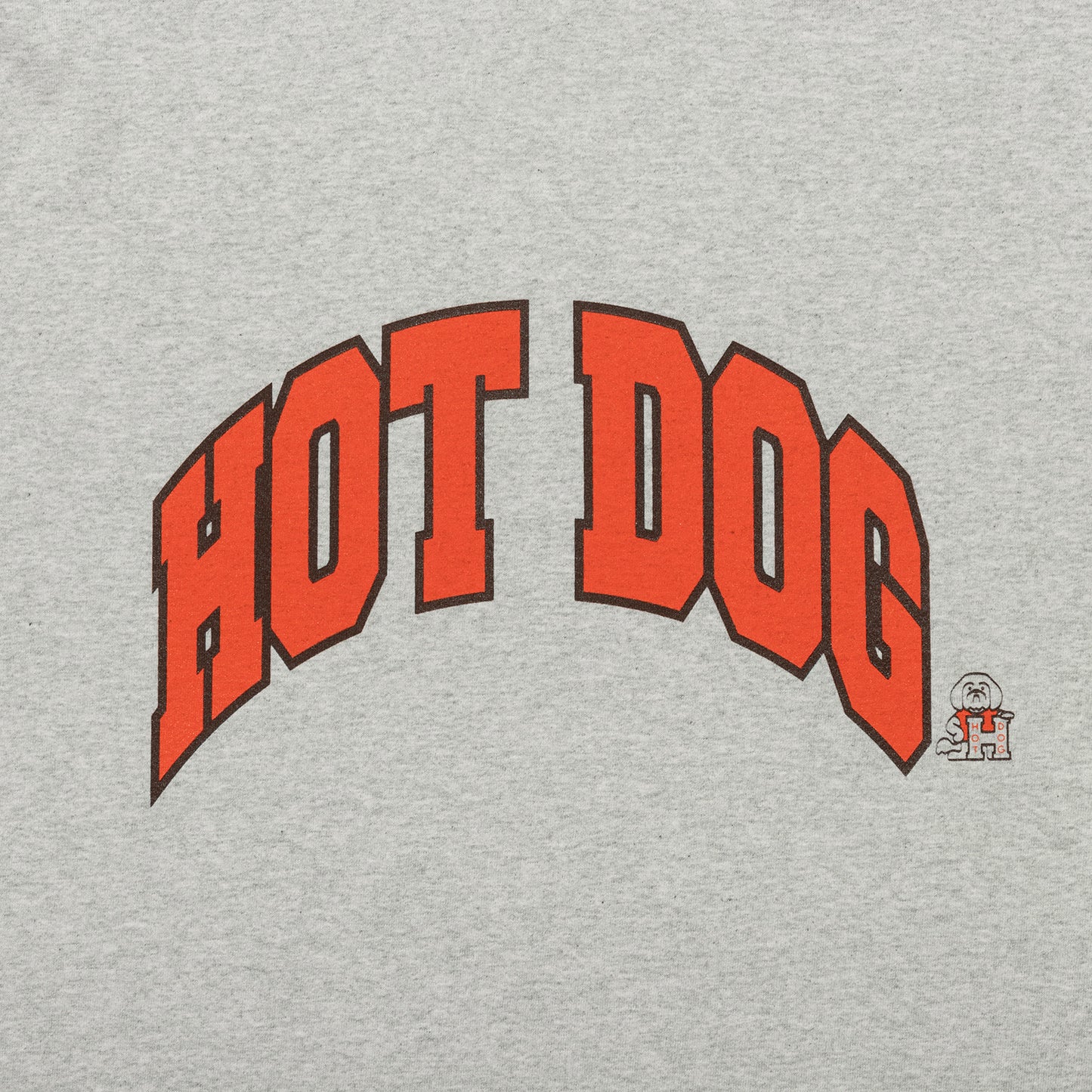 "HOT DOG COLLEGE LOGO Tee / designed by Shuntaro Watanabe"