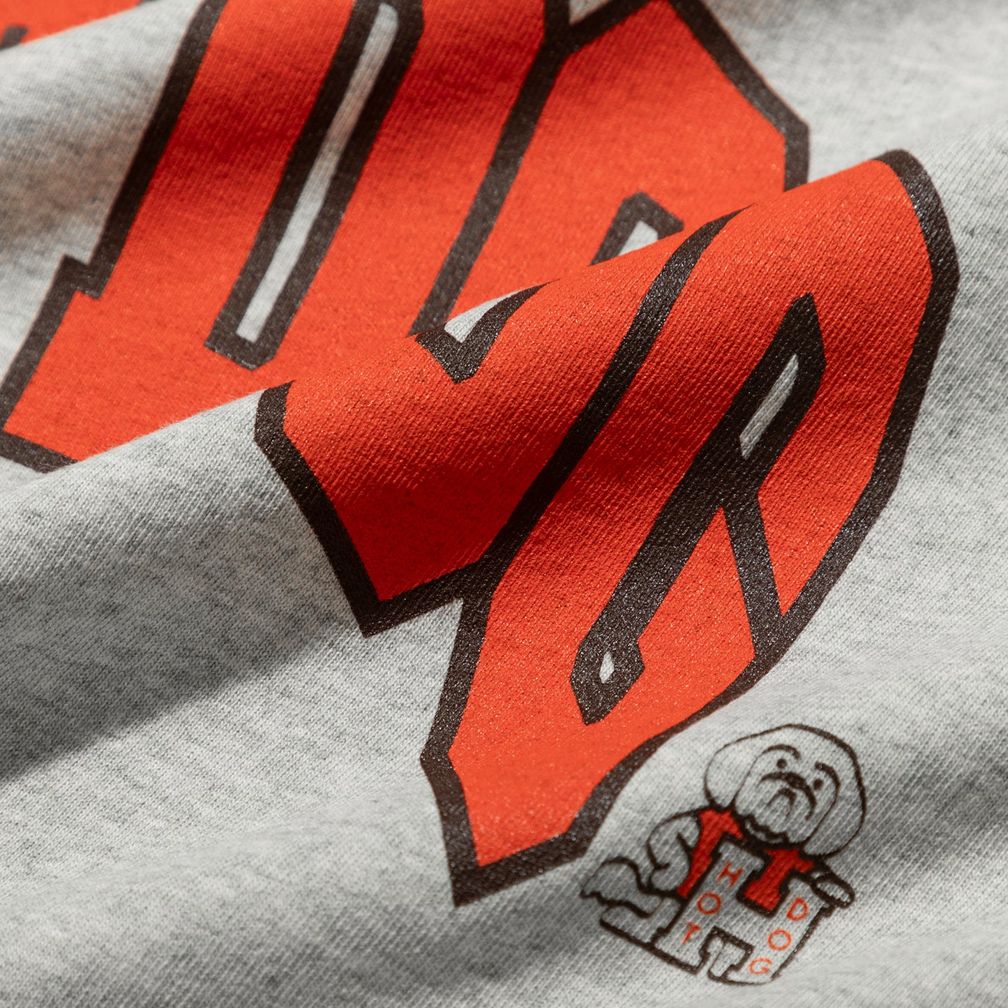 "HOT DOG COLLEGE LOGO Tee / designed by Shuntaro Watanabe"
