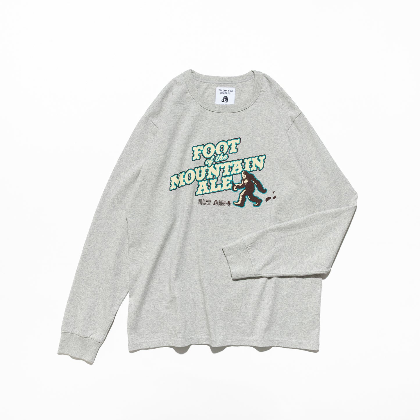 "FOOT OF THE MOUNTAIN ALE LS Tee / designed by Jerry UKAI"