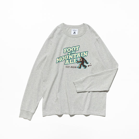 "FOOT OF THE MOUNTAIN ALE LS Tee / designed by Jerry UKAI"
