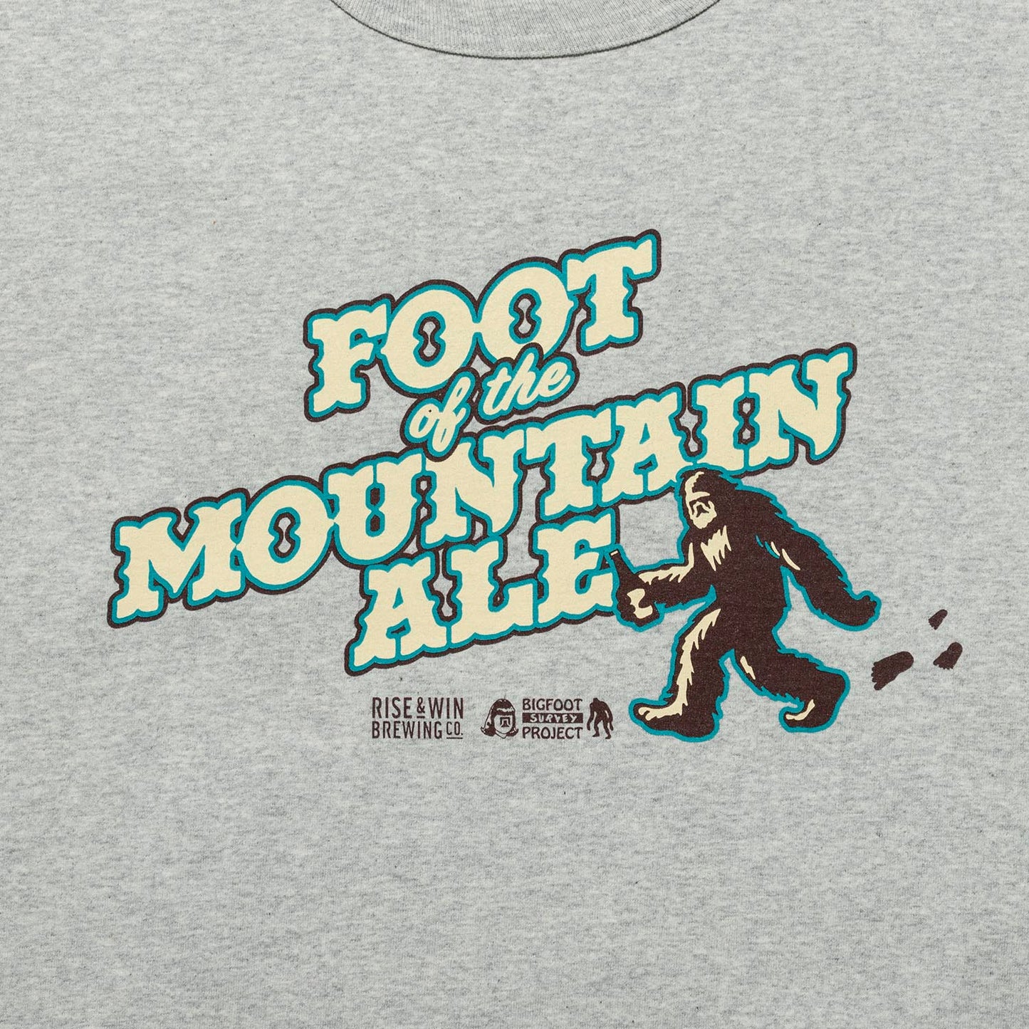 "FOOT OF THE MOUNTAIN ALE LS Tee / designed by Jerry UKAI"