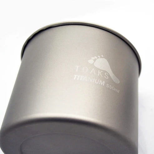 "ULTRALIGHT TITANIUM POT / 550ml"