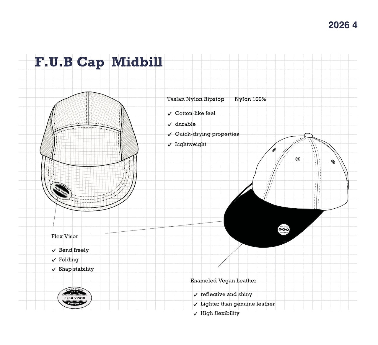 "F.U.B CAP MIDBILL"