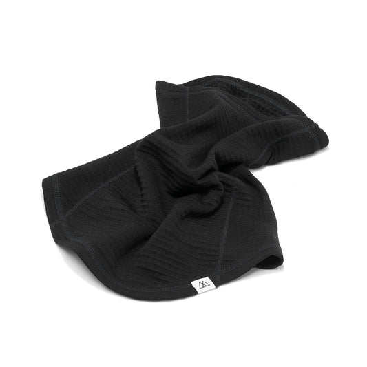 "GRID MERINO LONG NECK GAITER"