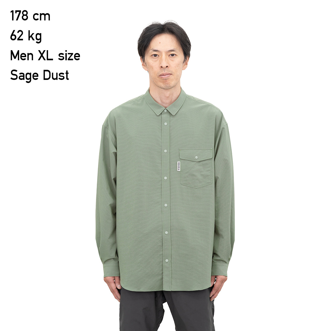 "BASIC LONG SLEEVE SHIRT"